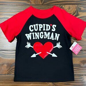 5/$20 NEW 3T Boys CUPID'S WINGMAN Valentine Tee